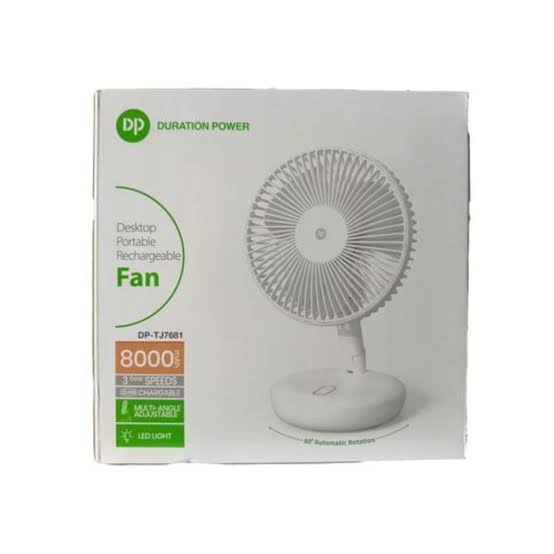 Dp Rechargeable Rotating Desktop Fan