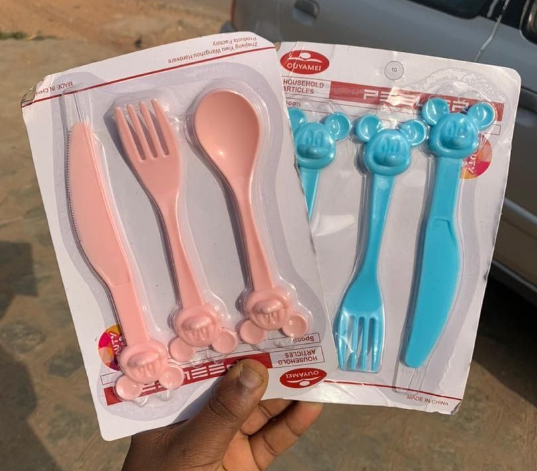 3in1 Plastic Cutlery