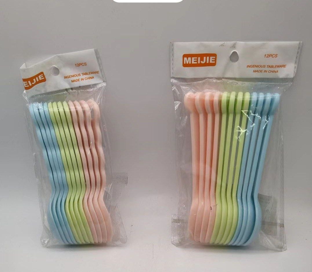 Medium kiddies Colour Spoon (12Pcs)