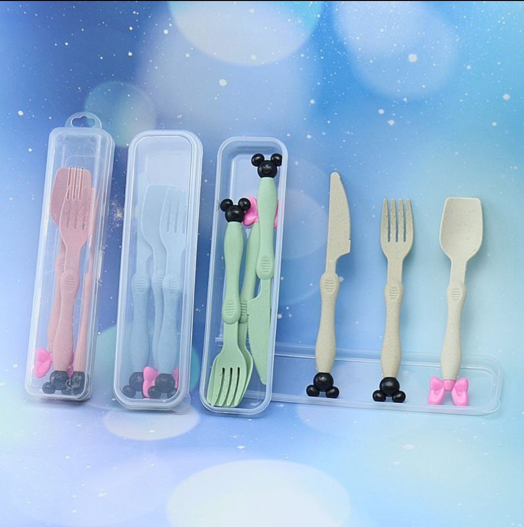 3in1 Plastic Cutlery Set