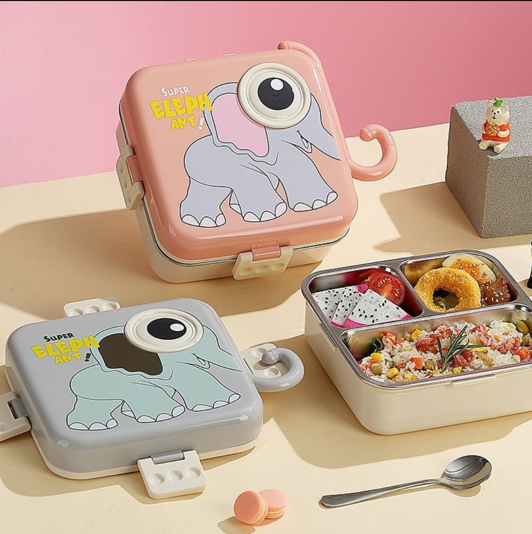 Smile Elephant Lunch Box