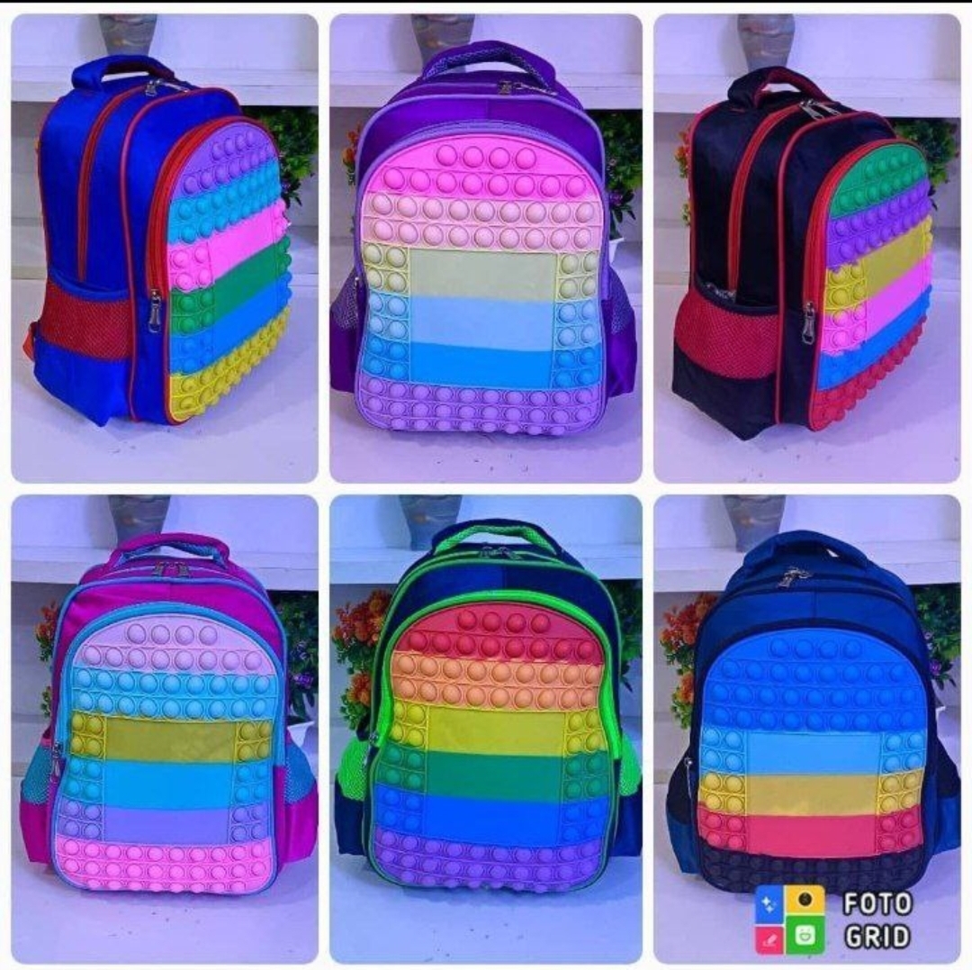 Silicon Back Quality Medium School Bag