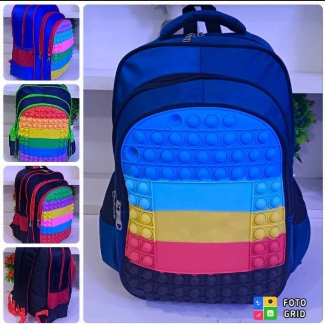 Silicon Back Big School Bag