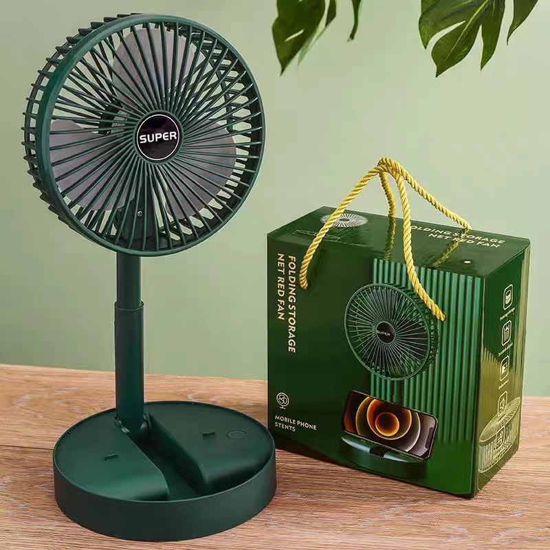 Multifunction Folding Green Fan