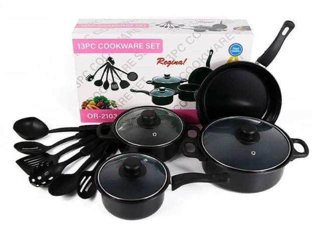 13Pcs Low Quality Dessini Cookwares Set Pot