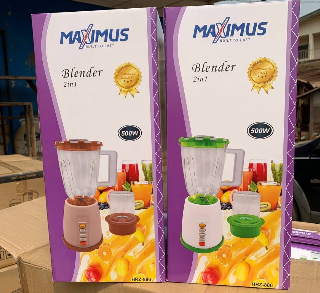 Hrz-886 Maximus High Quality Double Cup Blender
