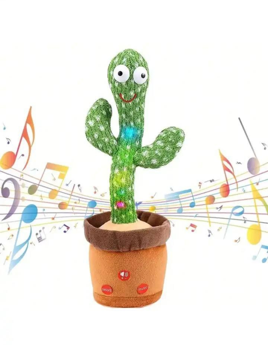 1pc-Dancing/ Talking Cactus Toys For Baby