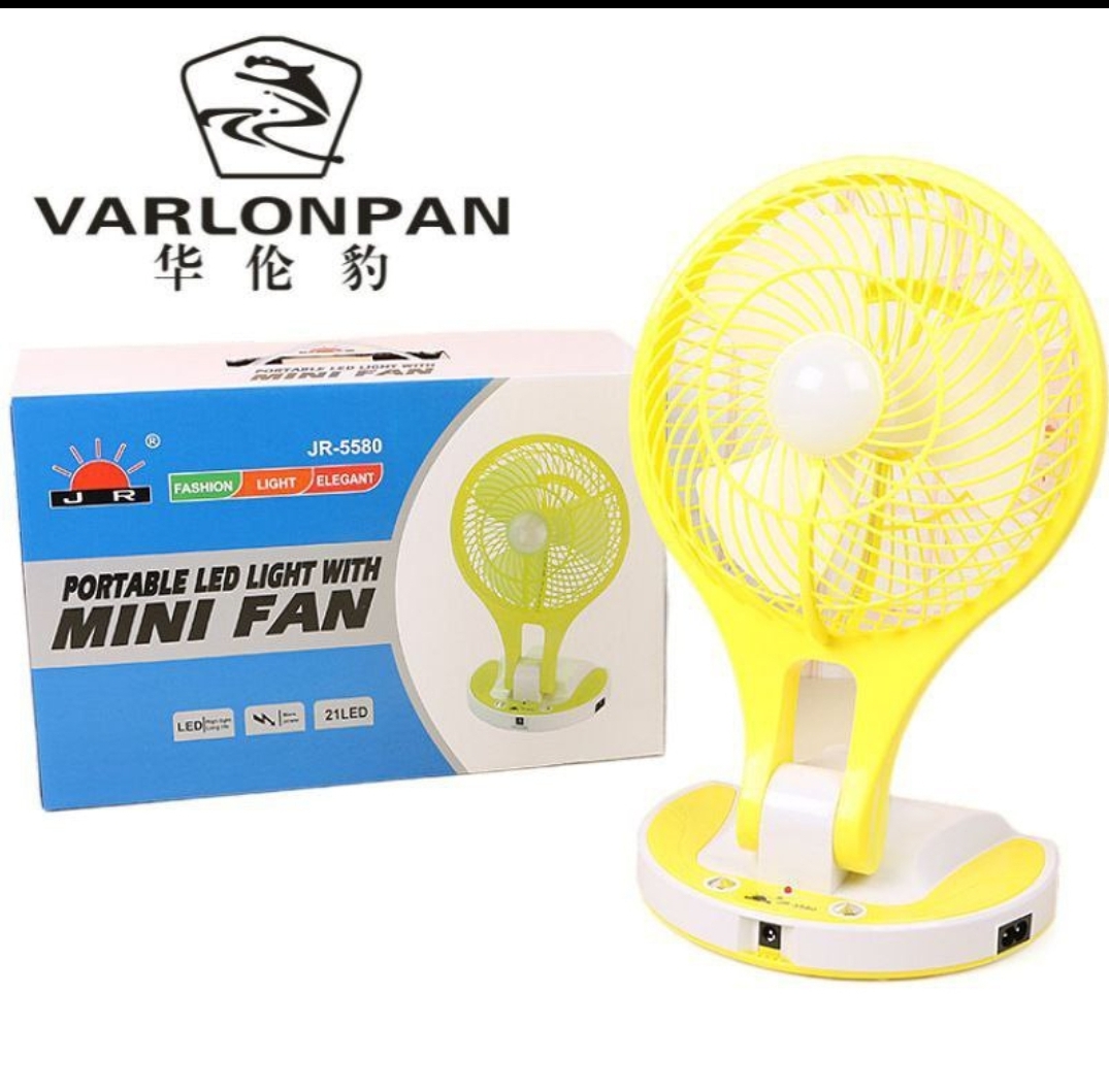 Jr Portable Led Light with Fan