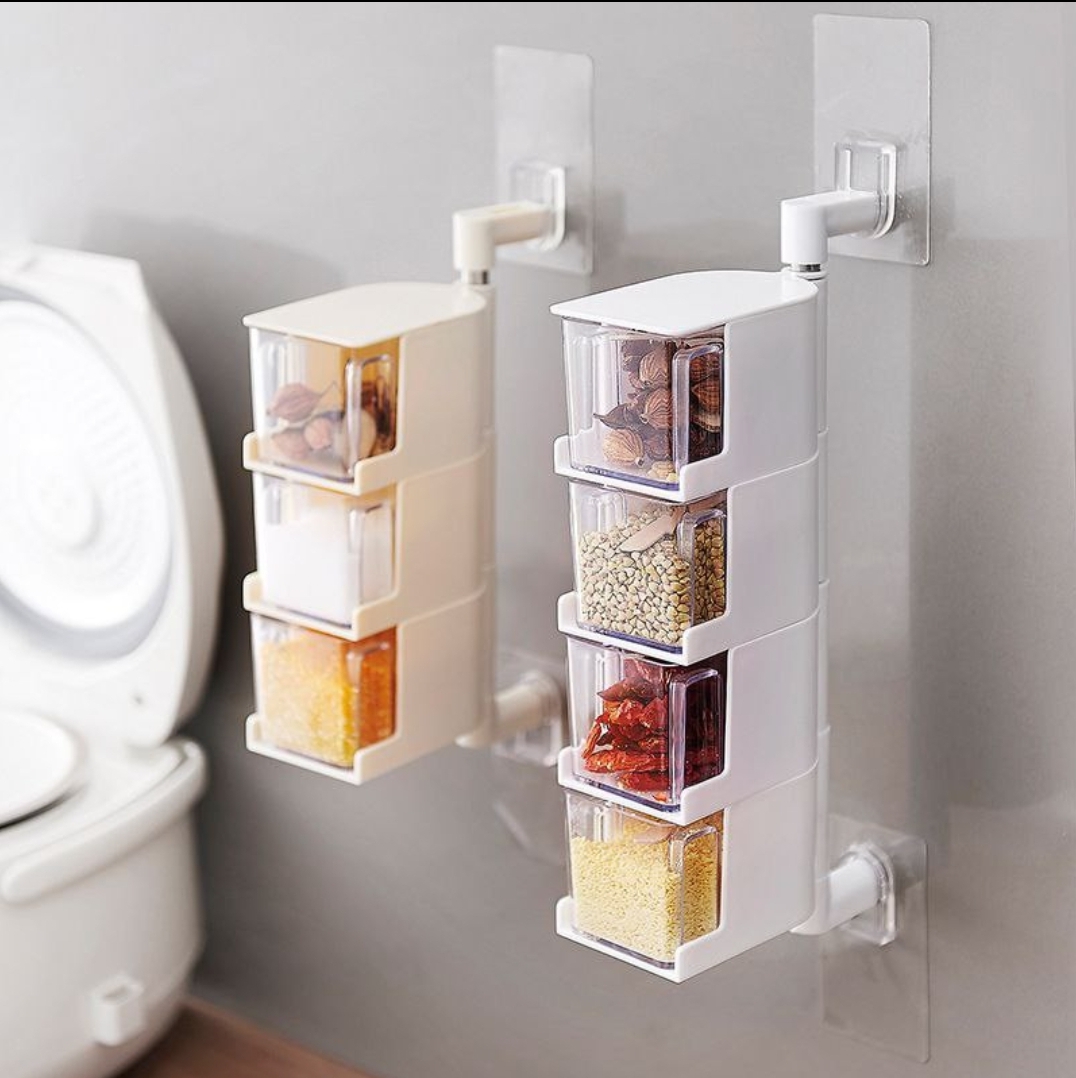 4 Layers Wall Spice Rack