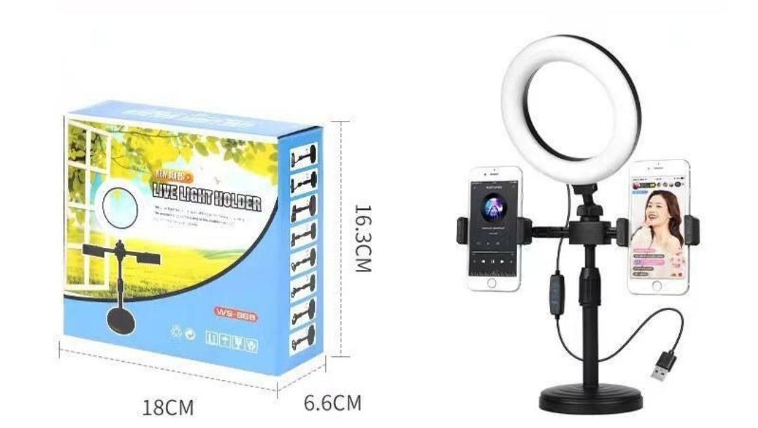6 Inches Double Led Ringlight