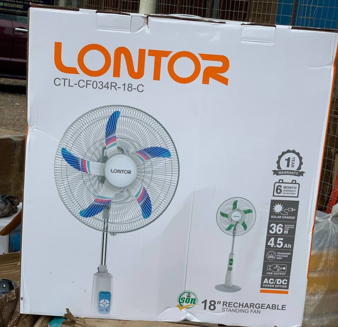 Lontor 18 Inches Standing Fan
