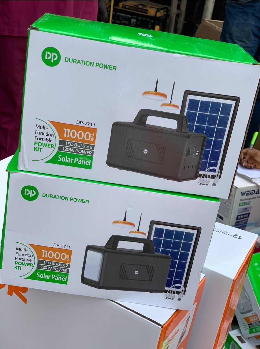 Dp-7711 Solar Power kit 11000mah